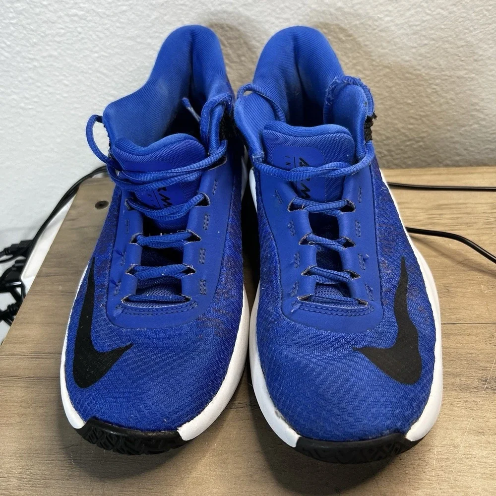 Nike Air Max‎ Infuriate Basketball Shoes AH3426-400 Royal Blue Size 5 Youth READ